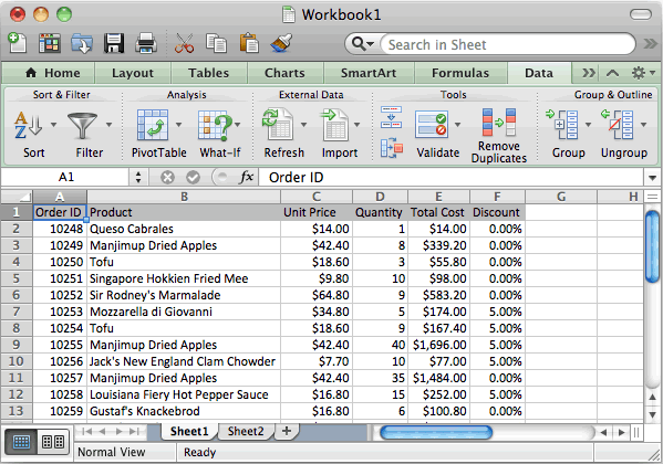 Data analysis for mac excel